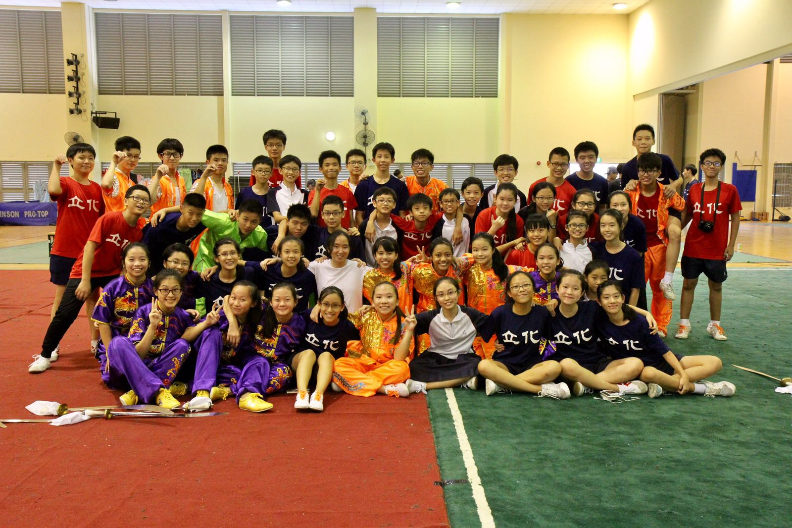The River Valley High School Wushu team The River Valley High School Wushu team